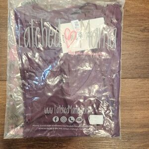 Latched Mama Wine Boyfriend NURSING Tee